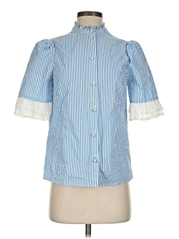 H By Halston Short Sleeve Blouse (view 1)