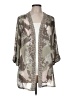Bob Mackie 100% Polyester Gray Kimono Size M - photo 1