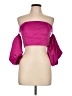 Forever 21 100% Polyester Pink 3/4 Sleeve Top Size L - photo 1