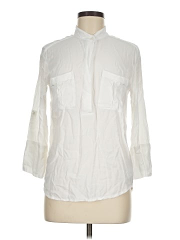 James Perse 3/4 Sleeve Button-Down Shirt (view 1)