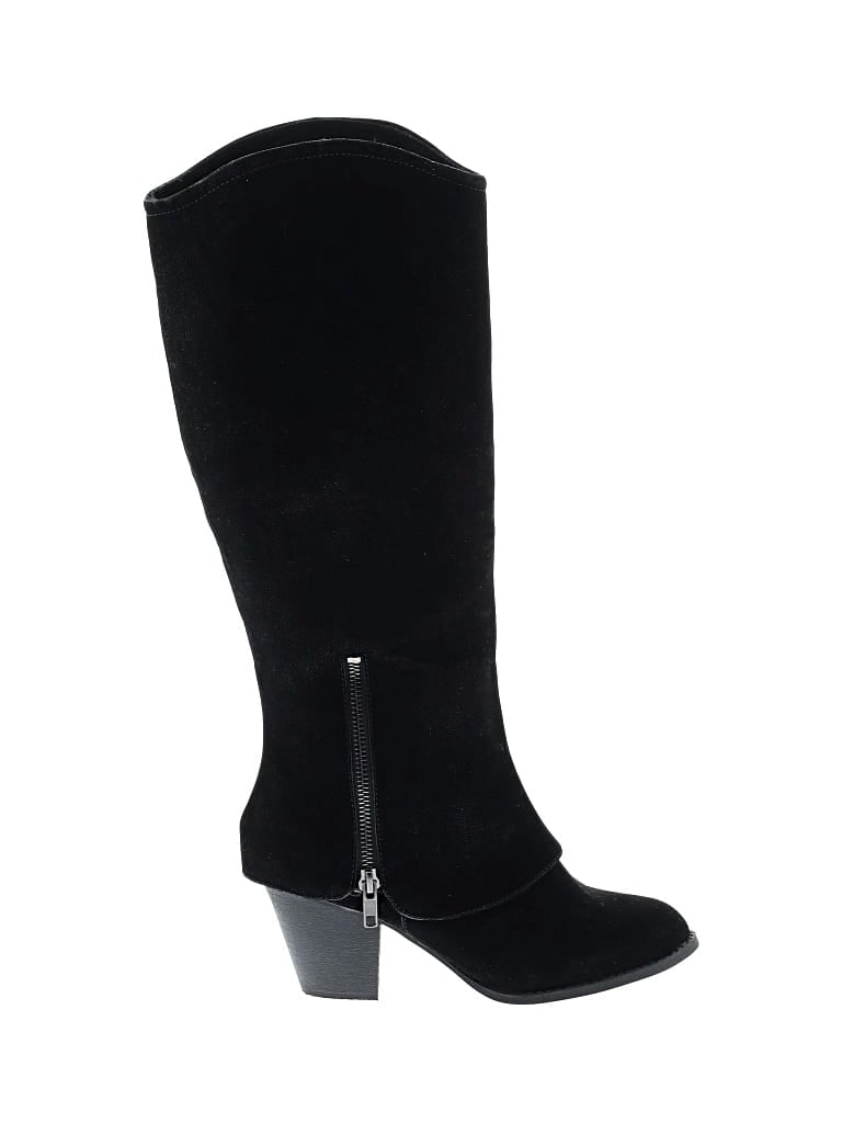 Pre-owned Pop Boots In Black