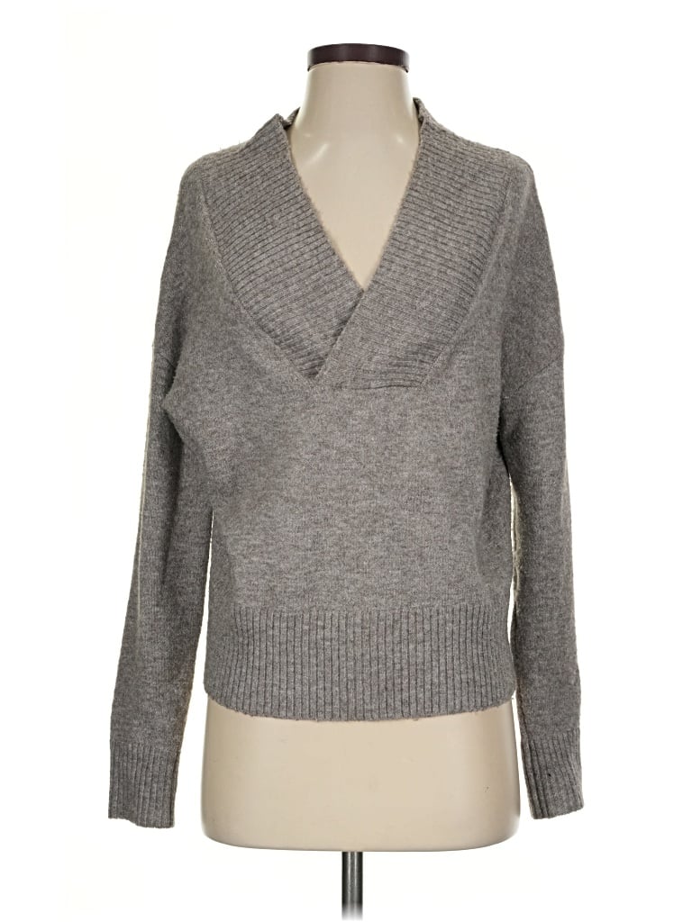 Pre-owned Evereve Pullover Sweater In Gray