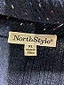 North Style Blue Long Sleeve Top Size XL - photo 7