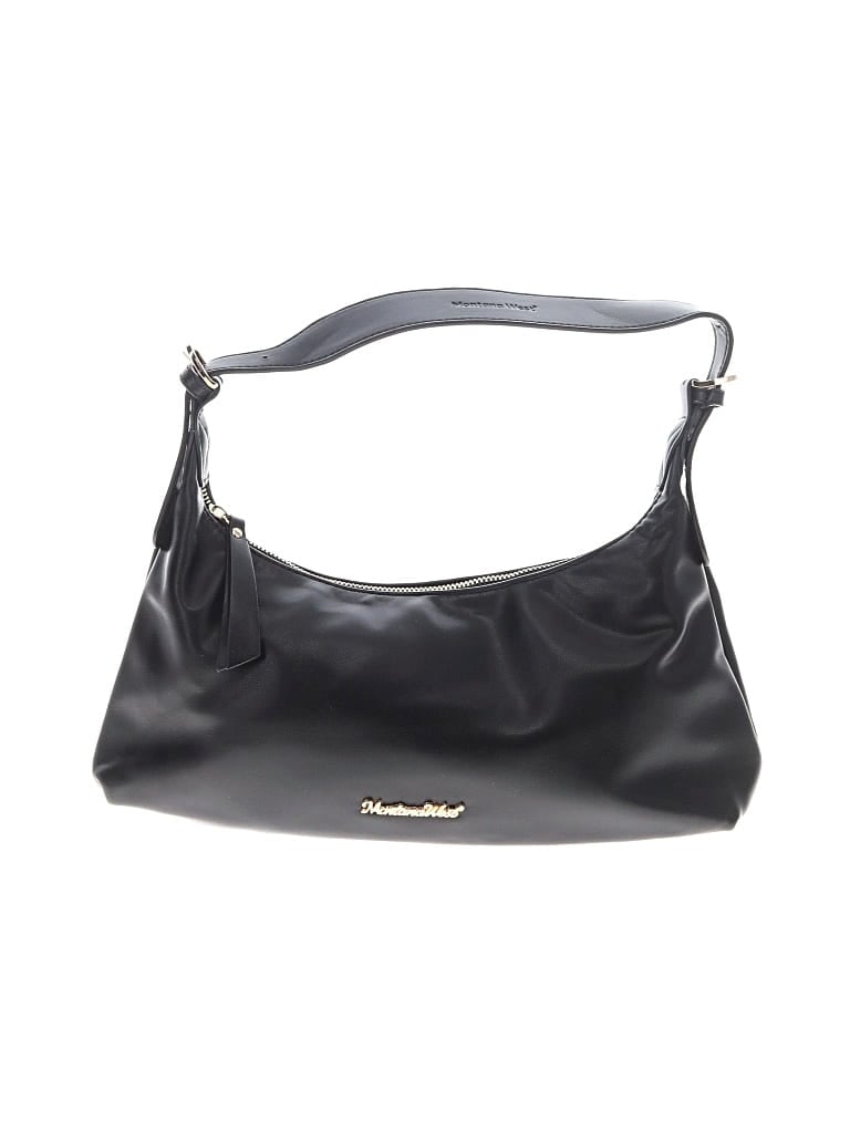 Pre-owned Montana West Hobo Bag In Black
