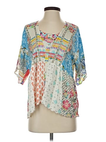 Johnny Was Short Sleeve Blouse (view 1)