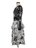 Lularoe Graphic Silver Cocktail Dress Size M - photo 5
