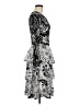Lularoe Graphic Silver Cocktail Dress Size M - photo 4