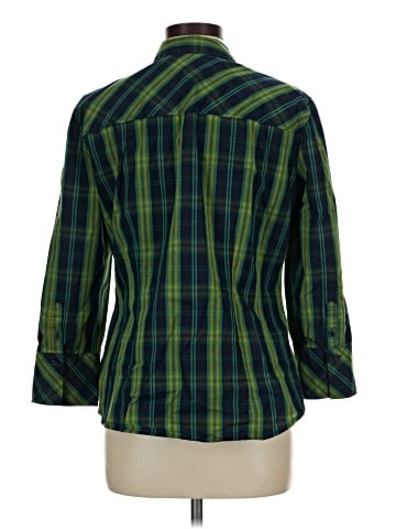 7th Avenue Design Studio New York & Company 3/4 Sleeve Button-Down Shirt (view 2)