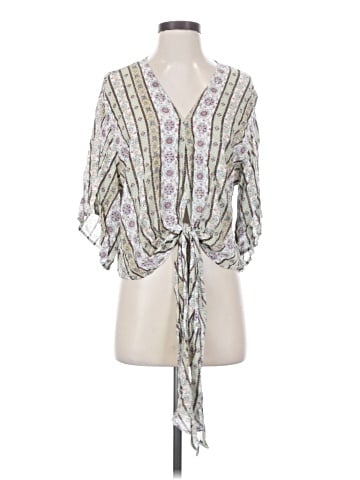 Polly & Esther 3/4 Sleeve Blouse (view 1)