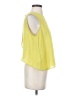 BCBGMAXAZRIA 100% Polyester Yellow Sleeveless Blouse Size S - photo 4
