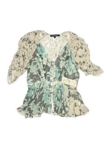 Nanette Lepore 3/4 Sleeve Silk Top (view 1)