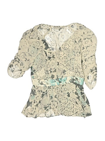 Nanette Lepore 3/4 Sleeve Silk Top (view 2)