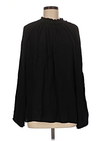 Brochu Walker Long Sleeve Silk Top (view 1)