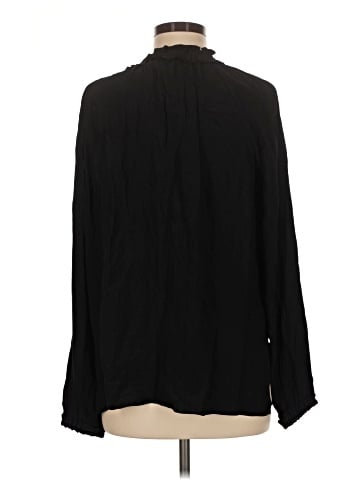 Brochu Walker Long Sleeve Silk Top (view 2)