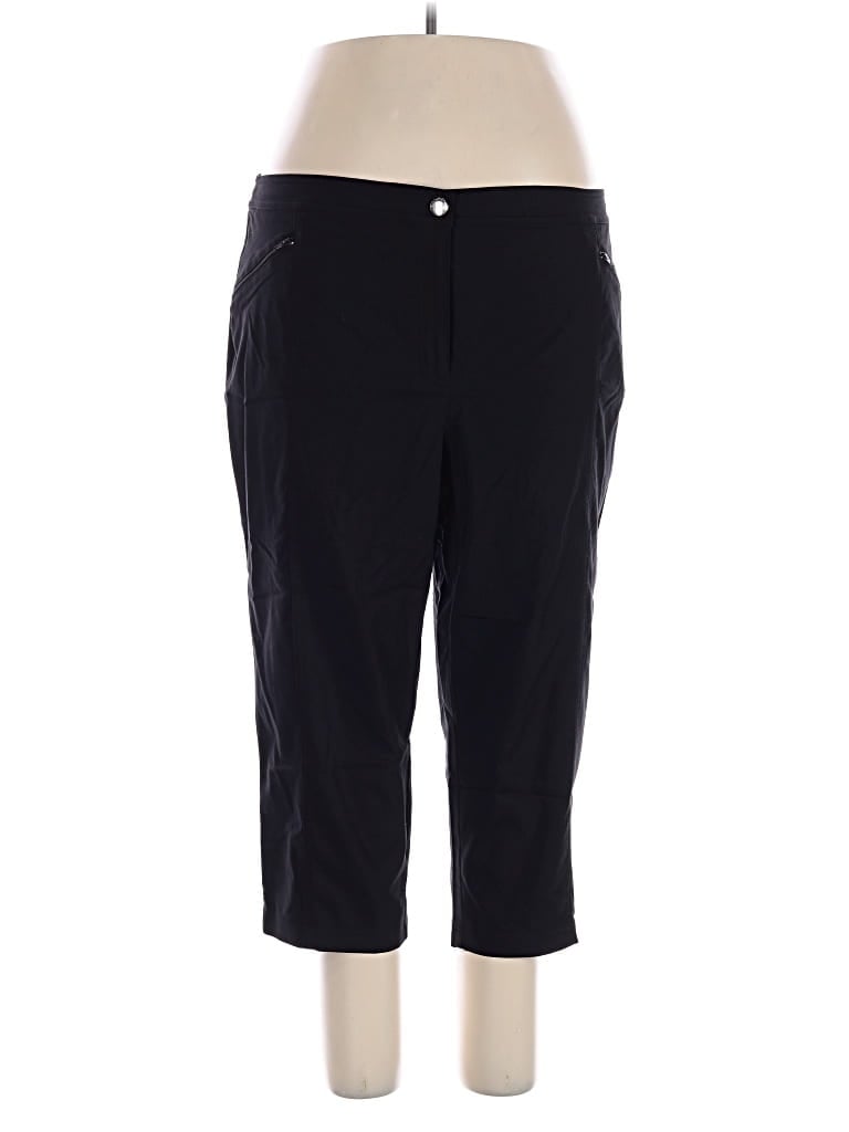 Pre-owned Weekends By Chico's Active Pants In Black