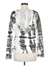 Vintage Havana 100% Cotton Animal Print White Pullover Sweater Size M - photo 2