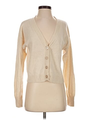 Aqua Cashmere Cardigan (view 1)
