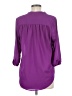 Brixon Ivy 100% Polyester Purple 3/4 Sleeve Blouse Size M - photo 2