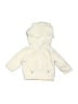 Carter's 100% Polyester Ivory Zip Up Hoodie 3-6 MO / 6 MO - photo 1