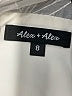 Alex + Alex 100% Polyester White Cocktail Dress Size 8 - photo 7