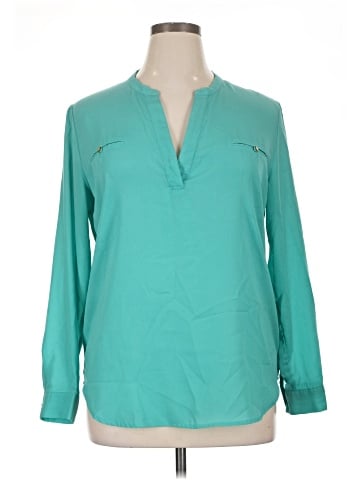 Mossimo Long Sleeve Blouse (view 1)