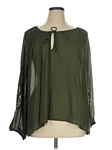 Torrid 3/4 Sleeve Blouse (view 1)