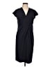Max Mara Studio Solid Black Blue Cocktail Dress Size L (estimated) - photo 1