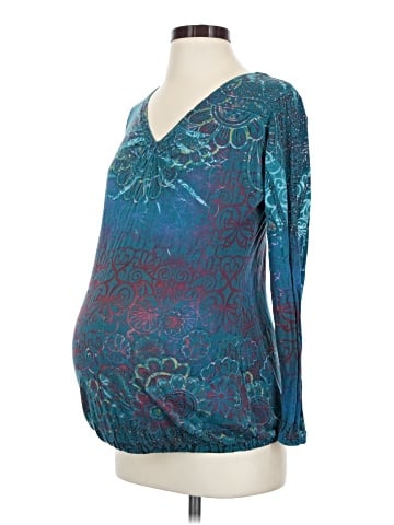 Motherhood Long Sleeve Blouse (view 1)