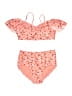 Justice Floral Pink Two Piece Swimsuit Size XL (kids) - photo 1