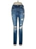 BKE Hearts Blue Jeans Size 30 waist - photo 1