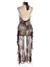 MadRag 100% Polyester Metallic Brown Jumpsuit Size M - photo 2