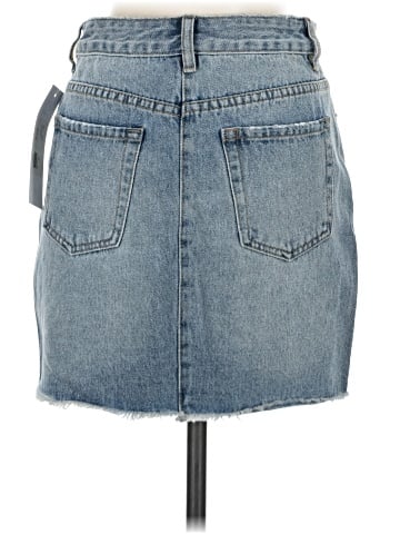 Amuse Society Denim Skirt (view 2)