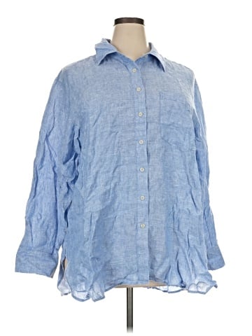 Lands' End Long Sleeve Button-Down Shirt (view 1)