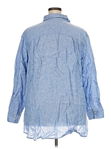 Lands' End Long Sleeve Button-Down Shirt (view 2)