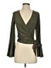 Venus Green Long Sleeve Blouse Size S - photo 1