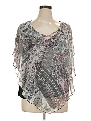 Lavish Short Sleeve Blouse (view 1)
