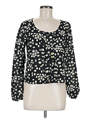 Mudd Long Sleeve Blouse (view 1)