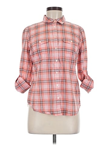 St. John's Bay 3/4 Sleeve Button-Down Shirt (view 1)