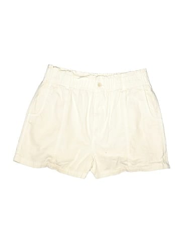 Madewell Pull-On Paperbag Shorts: Garment-Dyed Edition (view 1)