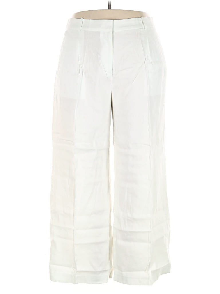 J.crew Factory Store Linen Pants In White