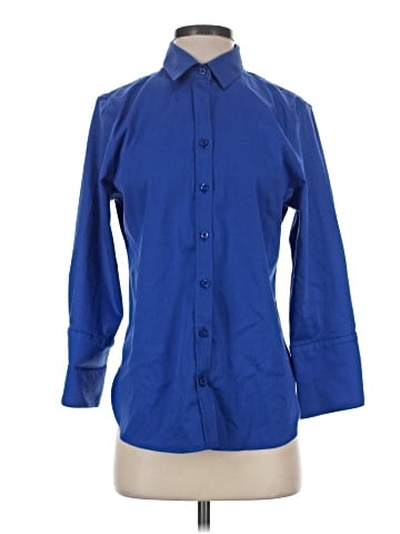 Chico's 3/4 Sleeve Button-Down Shirt (view 1)