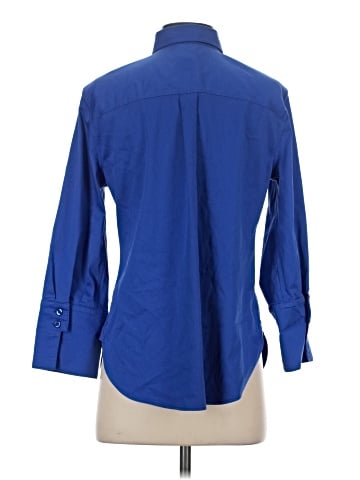 Chico's 3/4 Sleeve Button-Down Shirt (view 2)