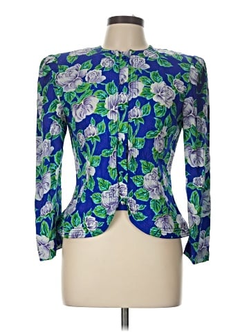 Lord & Taylor 3/4 Sleeve Silk Top (view 1)