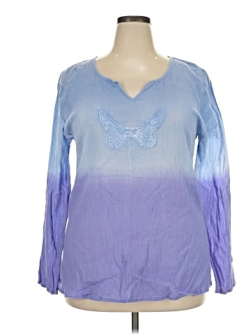 Greater Good Network Long Sleeve Blouse (view 1)
