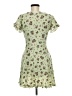No Comment Floral Green Cocktail Dress Size M - photo 2