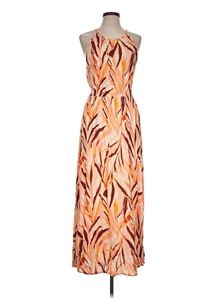 Pre-owned Lascana For Venus Casual Dress In Orange