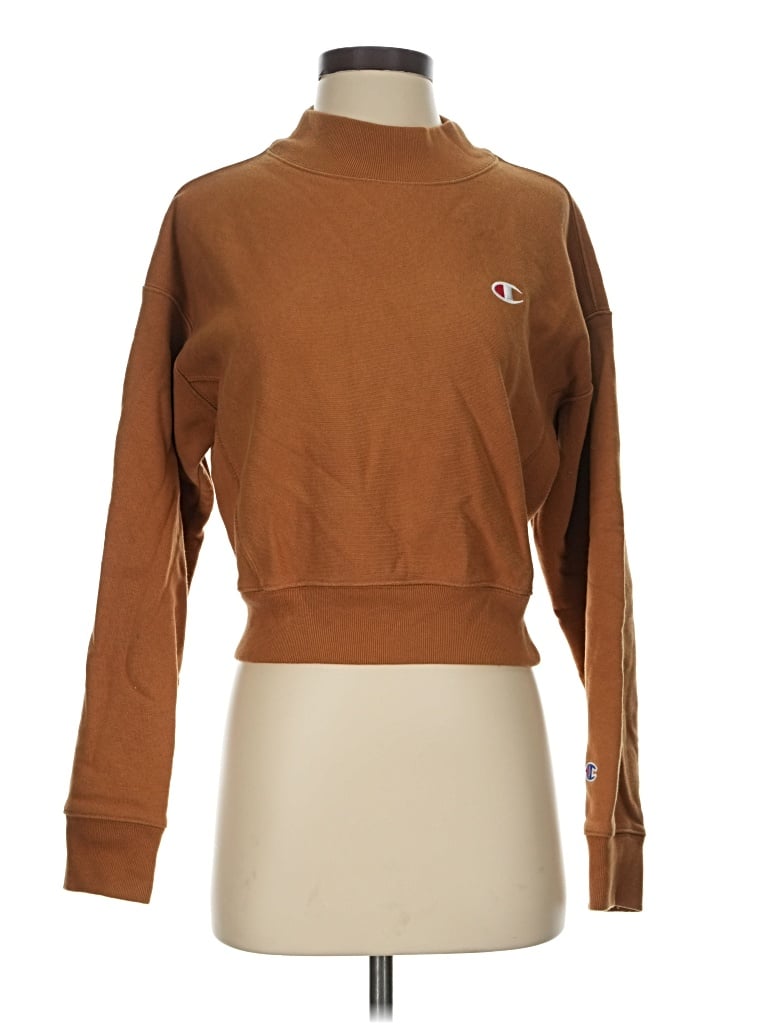 Pre-owned Champion Sweatshirt In Brown