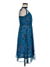 Esprit Paisley Blue Cocktail Dress Size 6 - photo 4