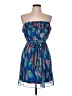 Forever 21 100% Polyester Paisley Blue Cocktail Dress Size L - photo 1
