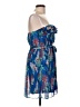 Forever 21 100% Polyester Paisley Blue Cocktail Dress Size L - photo 4